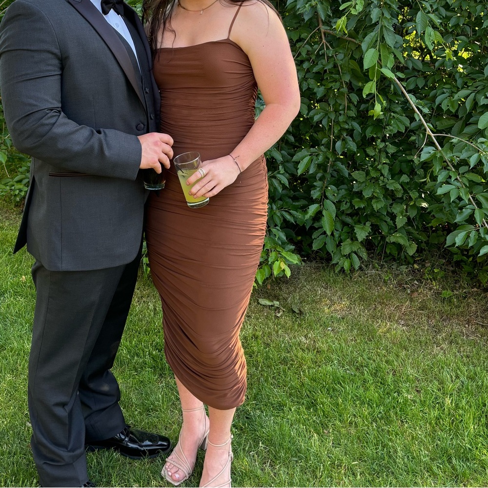 Brown dress!